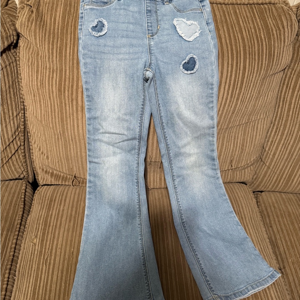 Wonder Nation Blue Flare Wide Leg Jeans